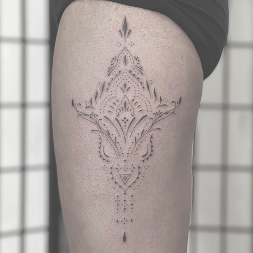 Mandala tatovering