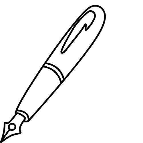pen Stregtegning af en tatoveringspen